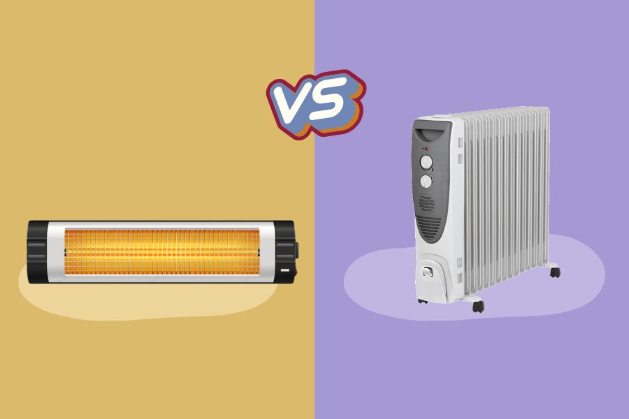 Concept of Infrared vs Oil Filled Heater
