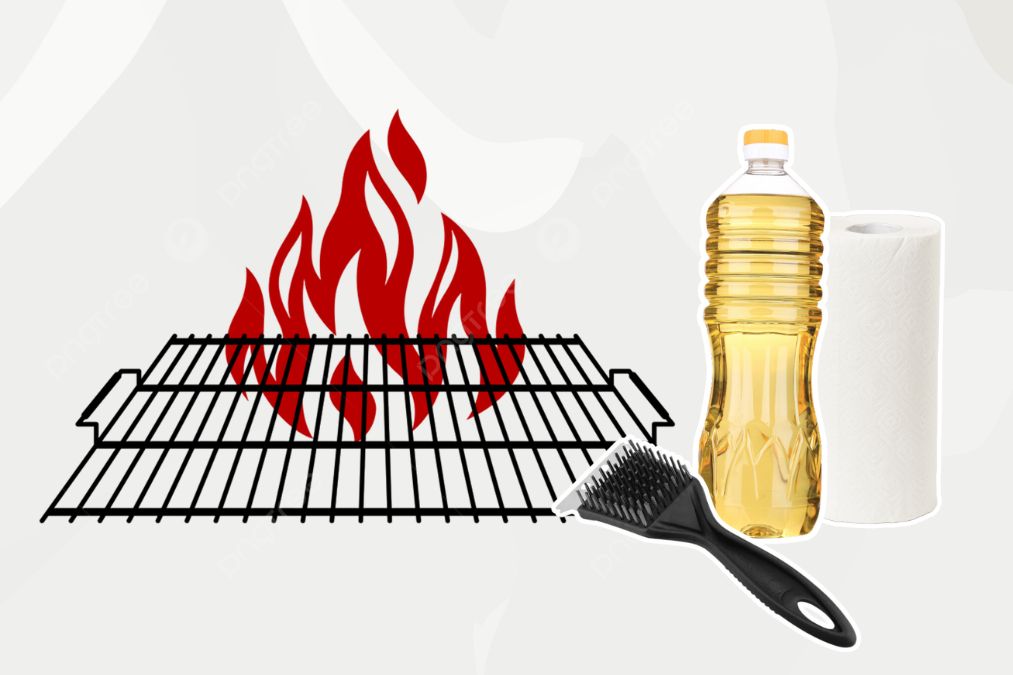 Concept of oiling grill grate