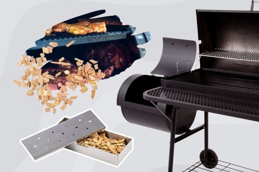 Concept of Using Wood Chips in a Smoker