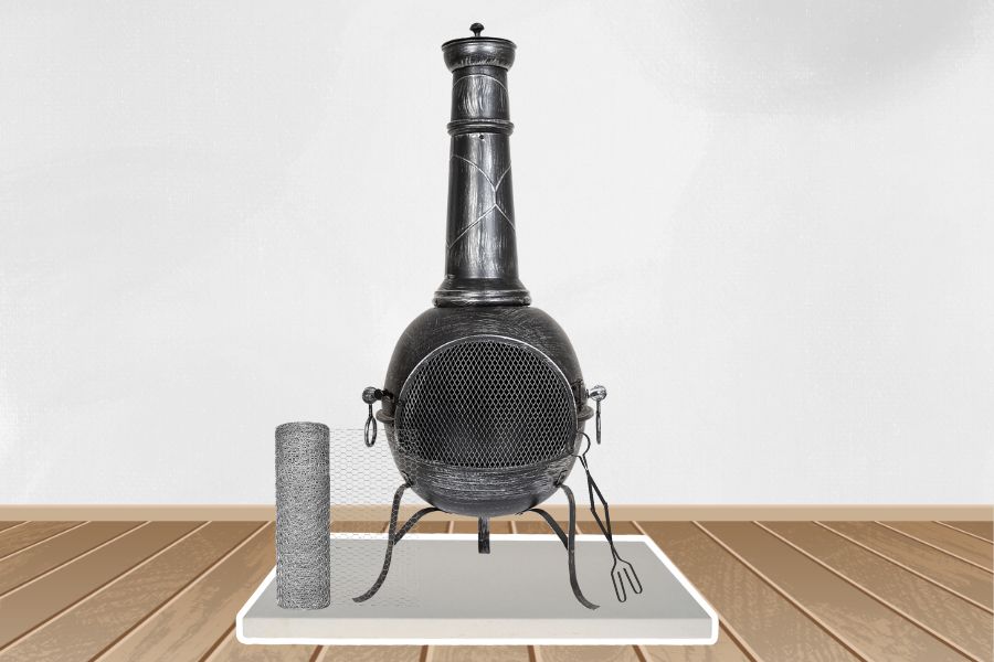 Concept of Safely Using a Chiminea on Wood Deck