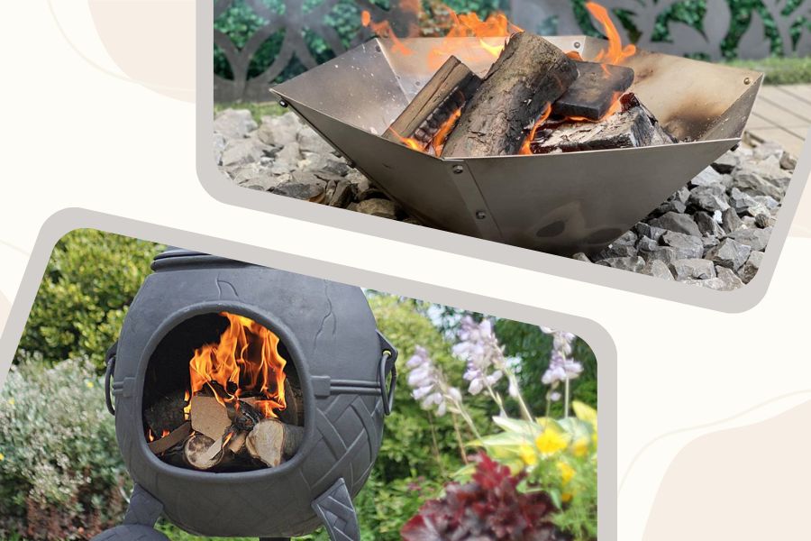Concept of Steel Fire Pits vs Cast Iron Chimineas