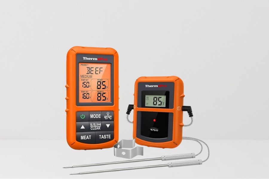ThermoPro TP20 thermometer on white background