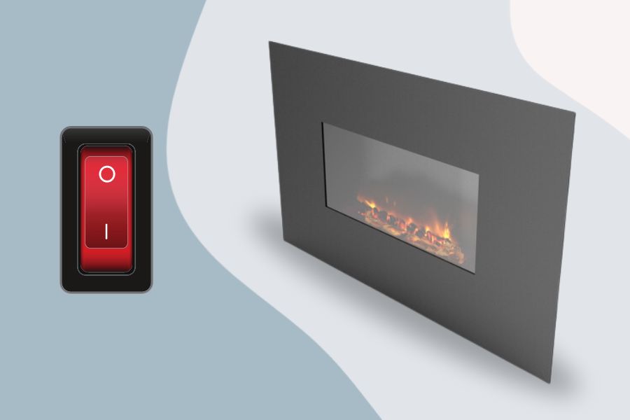 Concept of electric fireplace keep shutting off
