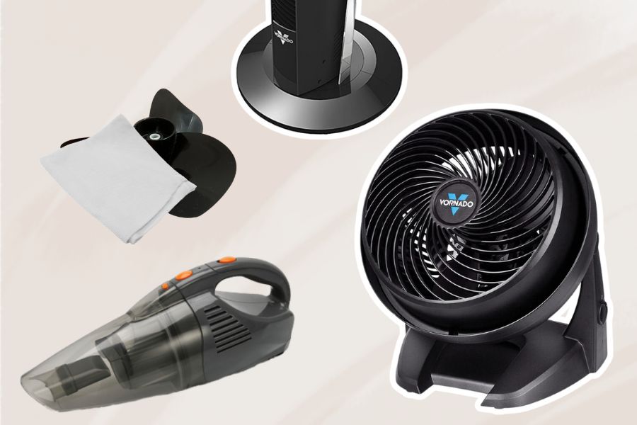 Concept of cleaning Vornado fan