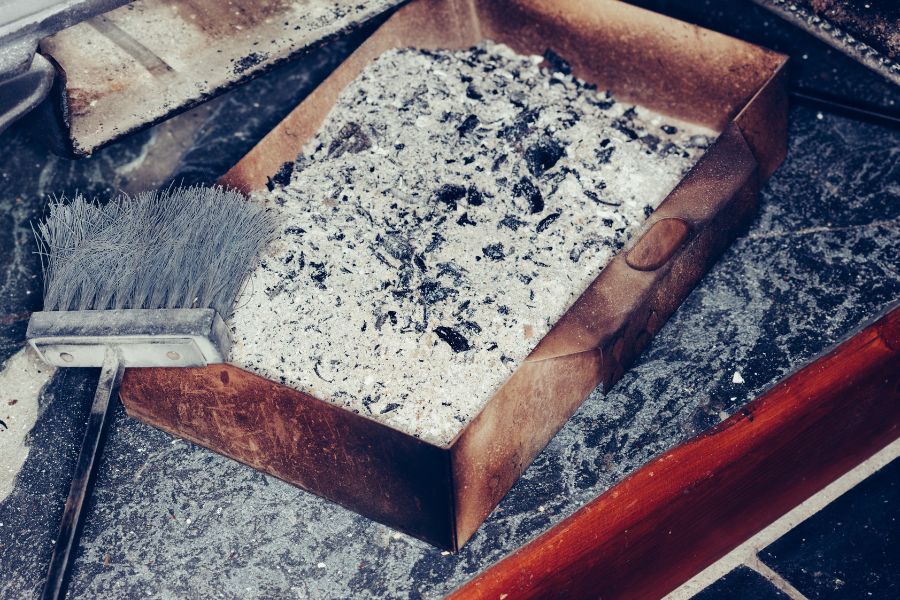 Cleaning Wood Ash from Your Fireplace