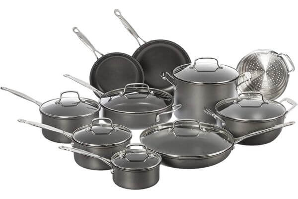 Anodized Aluminum cookware set