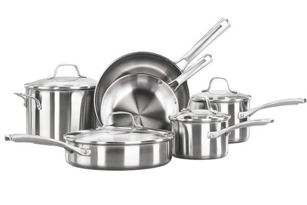 Stainless steel cookware set