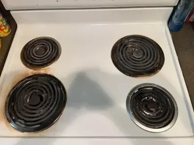 cleaning stove coils