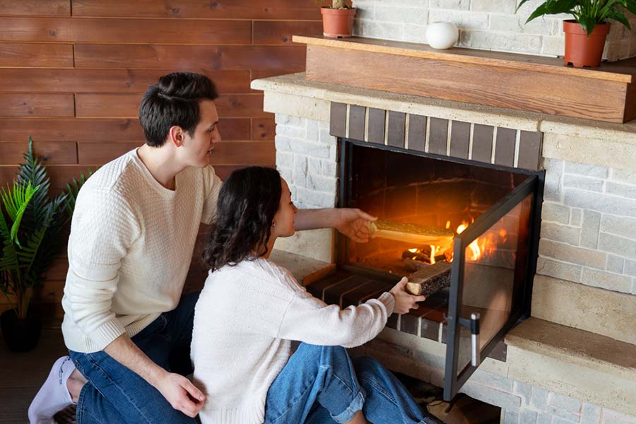 Gas fireplaces need a hearth