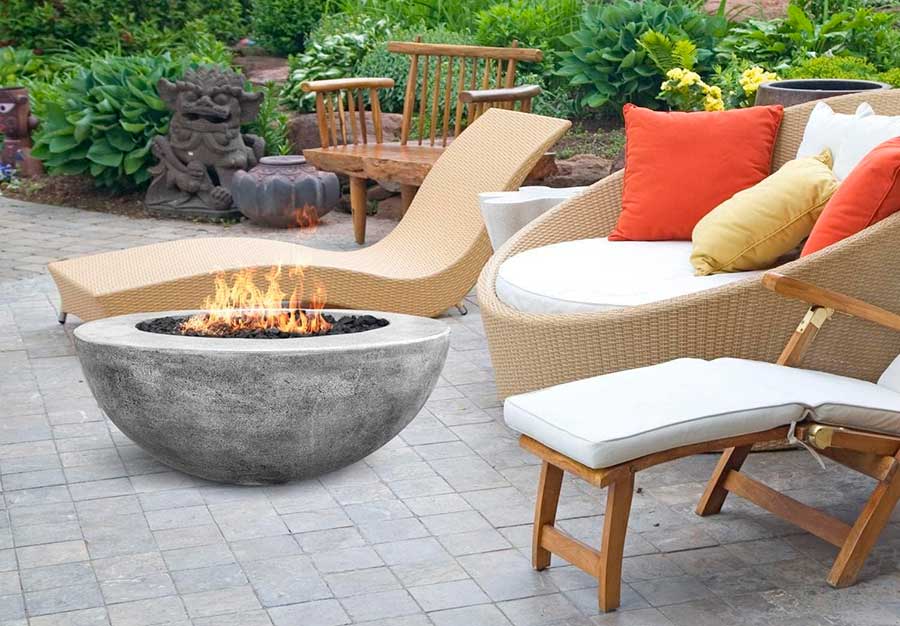 Fire bowl and stainless steel fire pit