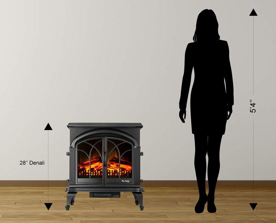 Wood burning fireplace dimensions