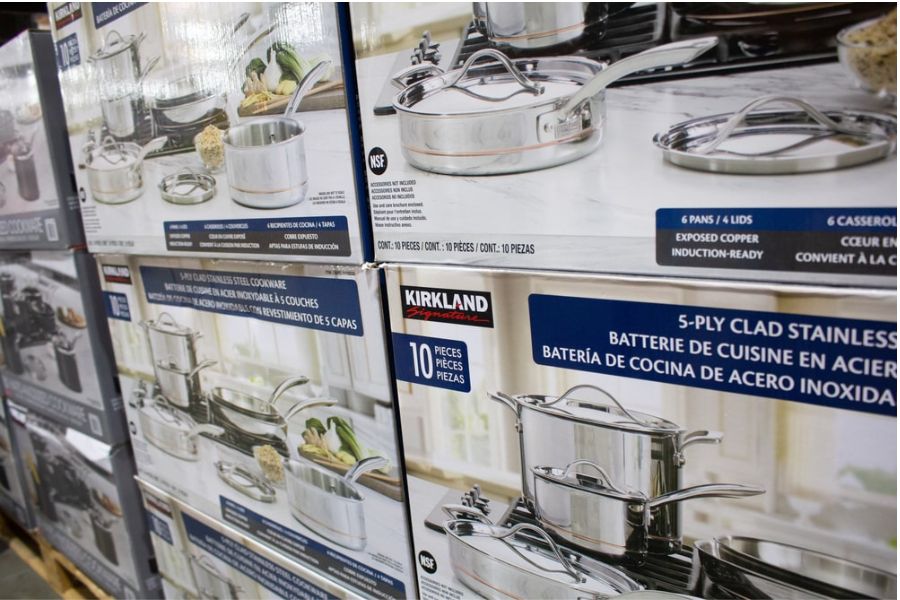 Kirkland Professional Quality Stainless Steel Cookware Pots Pans