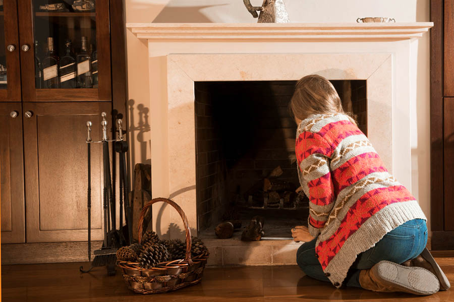 safety tips for starting gas fireplaces during a power outage