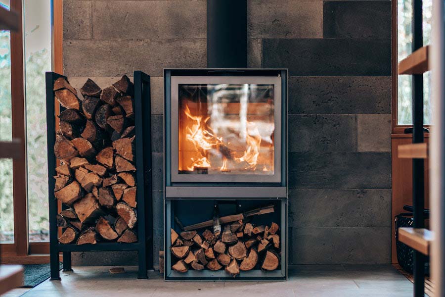 Gas fireplace hearth surround code requirements