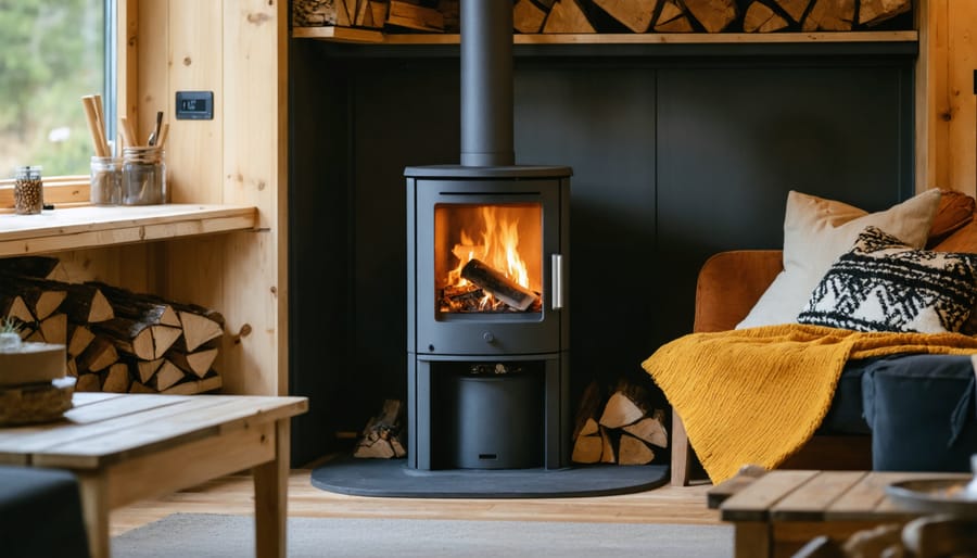 Three compact wood stove models suitable for RV installation