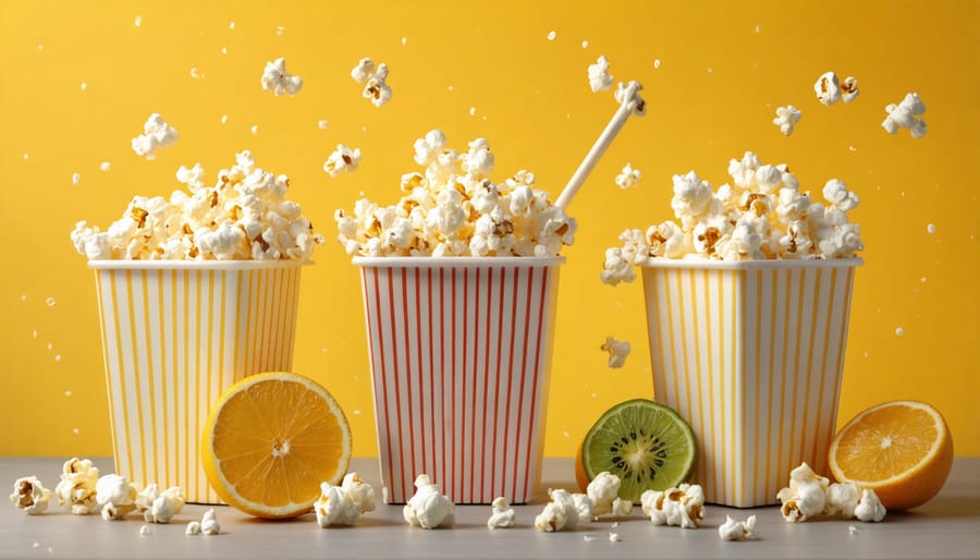 Overhead view of natural cleaning supplies including vinegar, baking soda, and microfiber cloths